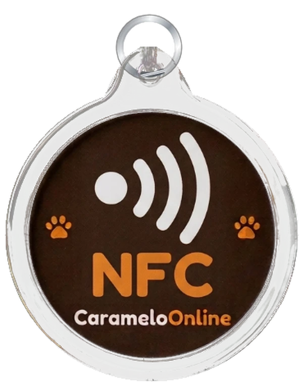 Medalha Caramelo Online, lado NFC
