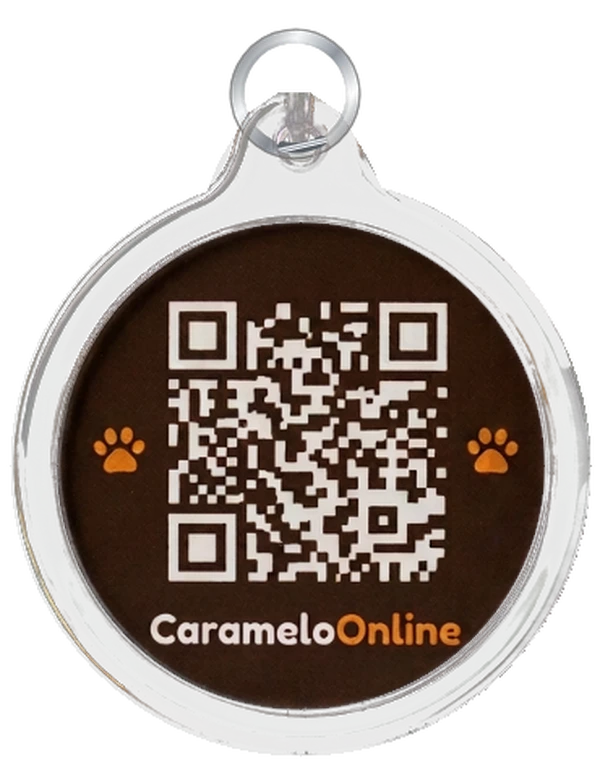Medalha Caramelo Online, lado QR Code